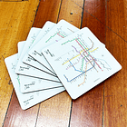 Posavasos, Metro de Santiago 2