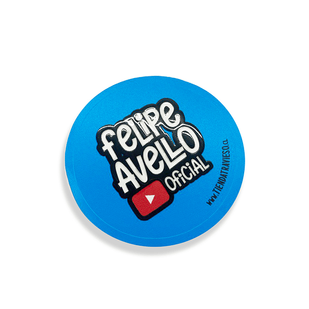 Sticker Felipe Avello - Cyan 1