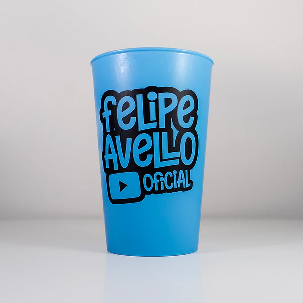 Vaso Reutilizable Celeste - Felipe Avello 