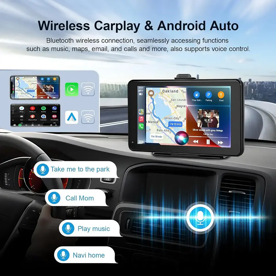 Pantalla Smart Para Auto Radio Navegador Carplay Android Gps 3