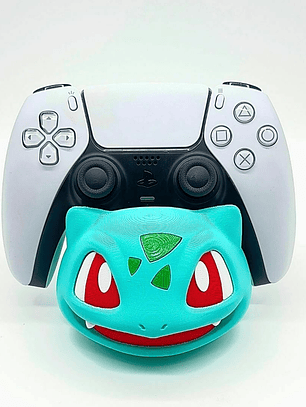Soporte Bulbasaur para Mando PS5, PS4 y Xbox – Holder Pokémon