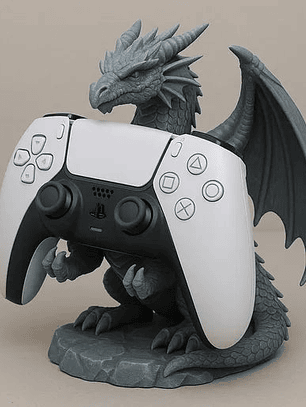 Soporte Dragón para Control – Compatible PS5, Xbox y Mandos Universales 3D