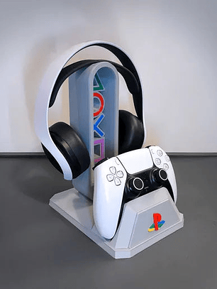 Soporte PS5 para Auriculares y Control – Edición 30 Aniversario PlayStation 3D