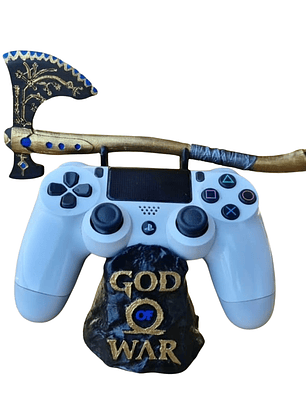 🔥 Soporte God of War para Control PS4 / PS5 – Base Gamer Impresa en 3D ⚔️🕹️