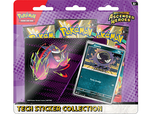 Pokemon TCG: Ascended Heroes – Tech Sticker Collection - Gastly - ESPAÑOL