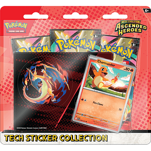 Ascended Heroes – Tech Sticker Collection - Mega Charizard Y - ESPAÑOL