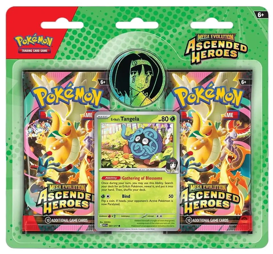 Pokemon TCG: Ascended Heroes - Blister 2 Sobres (Español) 2