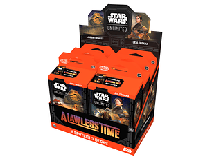 Star Wars Unlimited: Spotlight Deck Display - A Lawless Time (Inglés)