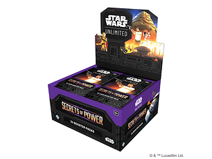 Star Wars Unlimited: Booster Display - Secrets of Power (Inglés)