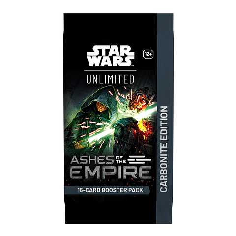 Star Wars Unlimited: Carbonite Booster - Ashes of the Empire (Inglés)
