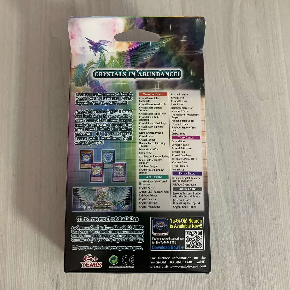 Structure Deck: Legend of the crystal beast | Ingles | YUGIO