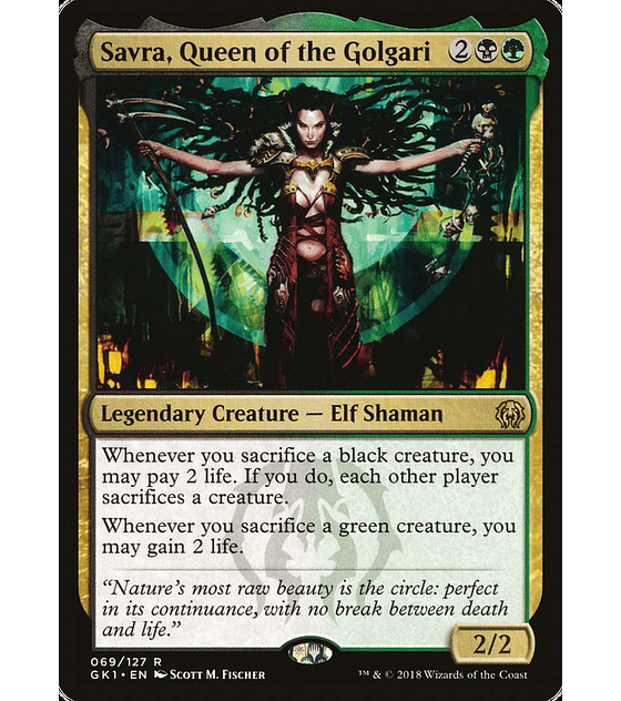 Savra, Reina de los Golgari