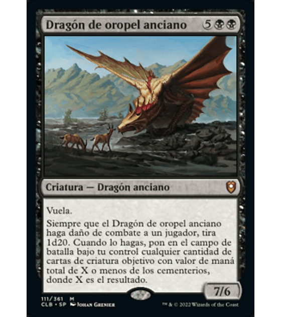 Dragon de Oropel Anciano