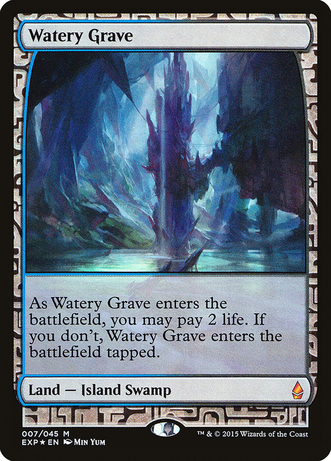 Watery Grave 湿った墓 FOIL 007/045 MTG ミントモール / MINT GAMES MTG(東日本橋) / 【CLU】【ENG】【Foil