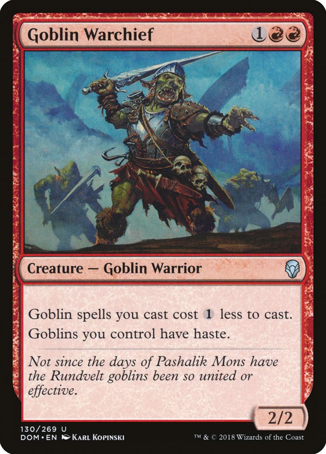 Goblin Warchief | Portugués | NM | DOM