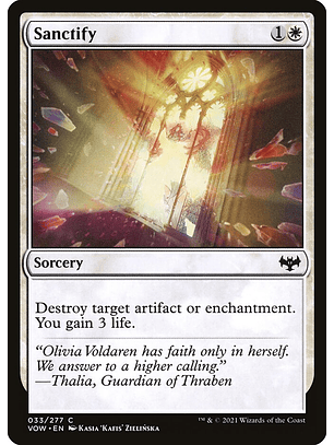 Sanctify | Inglés | NM | VOW