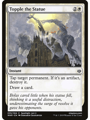 Topple the Statue | Japonés | NM | WAR