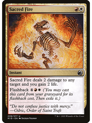 Sacred Fire | Español | NM | MID