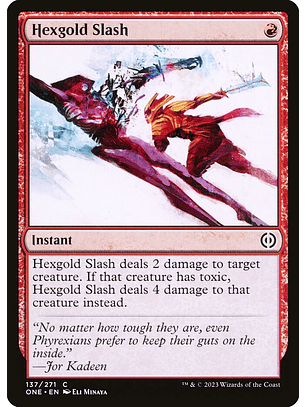 Hexgold Slash | Español | NM | ONE