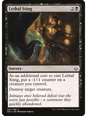 Lethal Sting | Español | NM | HOU