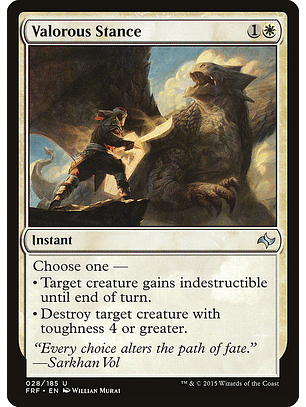 Valorous Stance | Inglés | NM | FRF