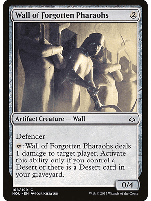 Wall of Forgotten Pharaohs | Inglés | NM | HOU