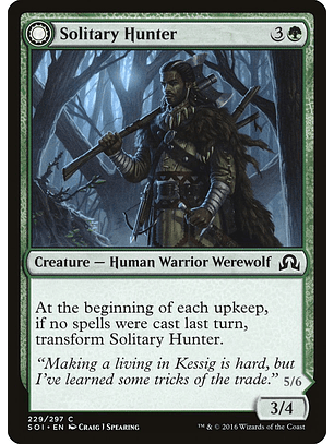 Solitary Hunter // One of the Pack | Español | NM | SOI