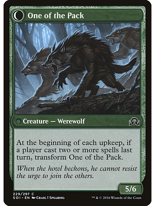 Solitary Hunter // One of the Pack | Español | NM | SOI