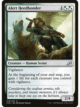 Alert Heedbonder | Español | NM | IKO