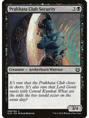 Prakhata Club Security | Inglés | NM | KLD