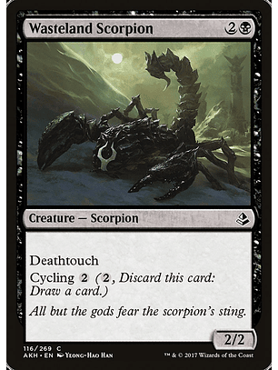 Wasteland Scorpion | Japonés | NM | AKH