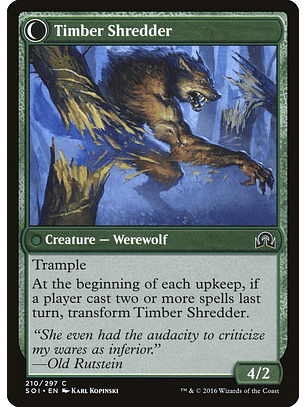 Hinterland Logger // Timber Shredder | Inglés | NM | SOI