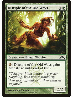 Disciple of the Old Ways | Español | NM | GTC