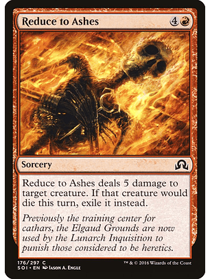 Reduce to Ashes | Inglés | NM | SOI