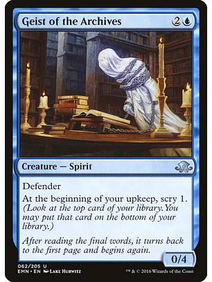 Geist of the Archives | Inglés | NM | EMN