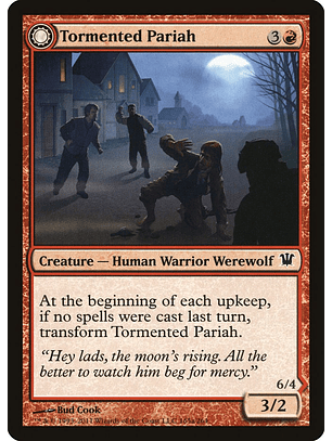 Tormented Pariah // Rampaging Werewolf | Inglés | NM | ISD