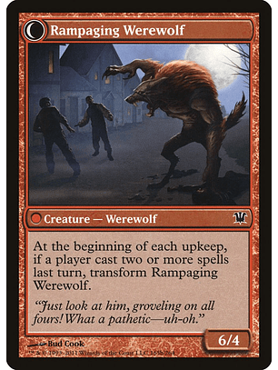 Tormented Pariah // Rampaging Werewolf | Inglés | NM | ISD