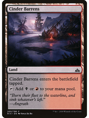 Cinder Barrens | Inglés | NM | RIX