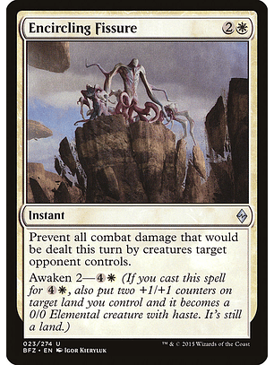 Encircling Fissure | Español | NM | BFZ