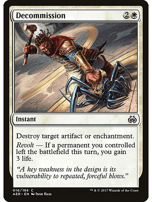 Decommission | Español | NM | AER