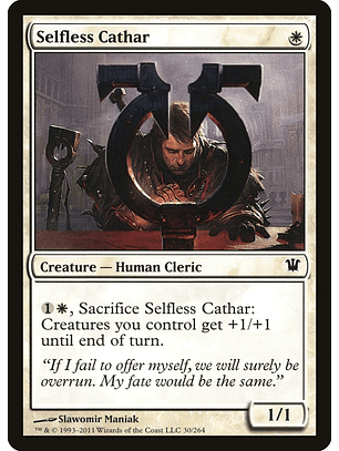 Selfless Cathar | Español | NM | ISD