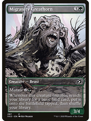 Migratory Greathorn (Showcase) | Español | NM | IKO