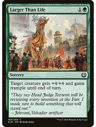 Larger Than Life | Español | NM | KLD