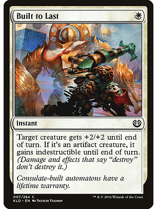 Built to Last | Español | NM | KLD