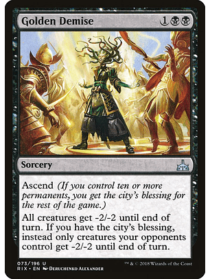 Golden Demise | Español | NM | RIX