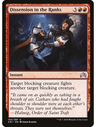 Dissension in the Ranks | Inglés | NM | SOI