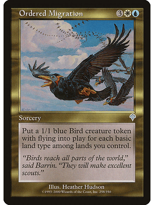 Ordered Migration (Retro Frame) | Español | NM | INV