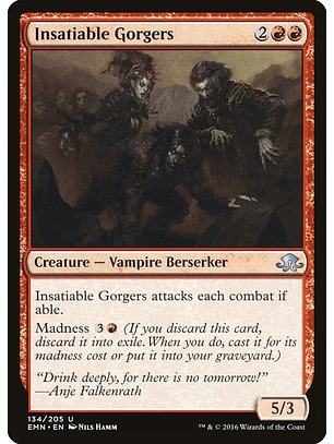 Insatiable Gorgers | Inglés | NM | EMN