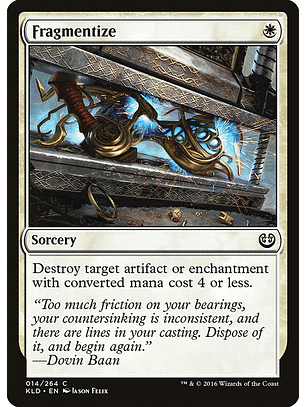 Fragmentize | Español | NM | KLD