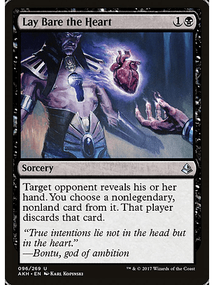 Lay Bare the Heart | Inglés | NM | AKH